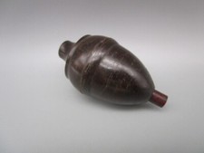 Interrupteur ancien en Bakélite marron - forme poire