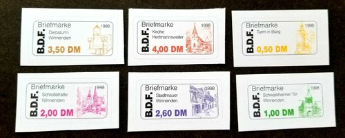 Allemagne private post - allemagne, b.d.f