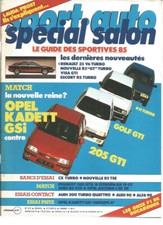 SPORT AUTO N°273 KADETT GSI VS 205 GTI - GOLF GTI - R11 TUR. / CX TUR. / R5 TSE