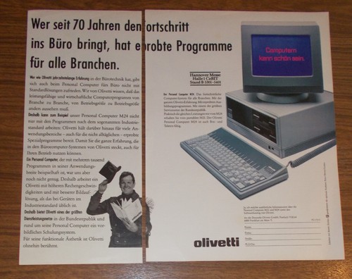 Rare advertising olivetti - rare,