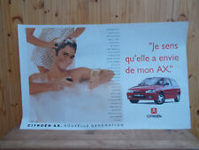 Affiche Poster citroen Ax  GT