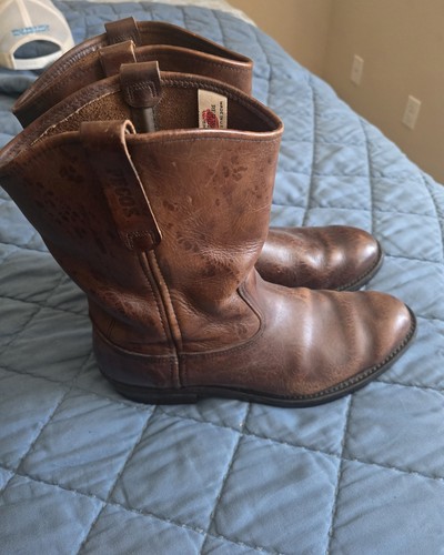 Red wing men brown leather - brown,