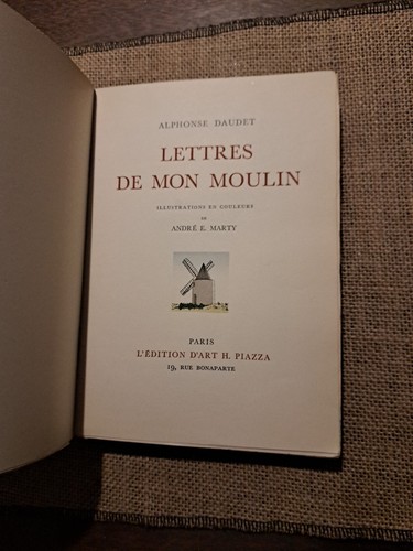 Lettres mon moulin - mon,