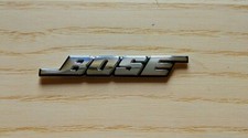 logo aluminium BOSE autocollant  X 2