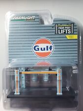 Greenlight 1/64 🇨🇵 Pont Élévateur Four Post-lifts GULF GULF 