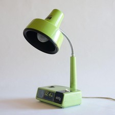 Lampe de bureau Toshiba Flip Clock IL1502GR bleu lumière douce Japon vintage ...