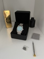 montre Seiko Mod Arabic Dial Bleu Turquoise