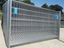 Clôture de construction 70 lfm 3,5 x 2,0 clôture mobile pied en béton clôture...