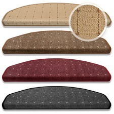 Tapis D'Escalier Rapido Demi-Cercle Ou Rectangulaire Disponible En 4 Couleurs