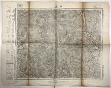 Carte topo sud 1:50000 45x58cm