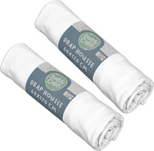 Lot de 2 Draps Housse