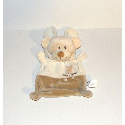 Doudou plat ours ourson - doudou,