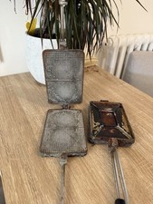 Ustensiles De Cuisine  Anciennes Plaques À Gaufres Vintage