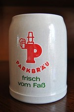 Broc Chope à bière PARKBRÄU en grès 0.5 litre