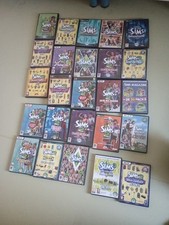 Gros lot Les Sims PC 25 boites jeux ( 2 cd manquant)