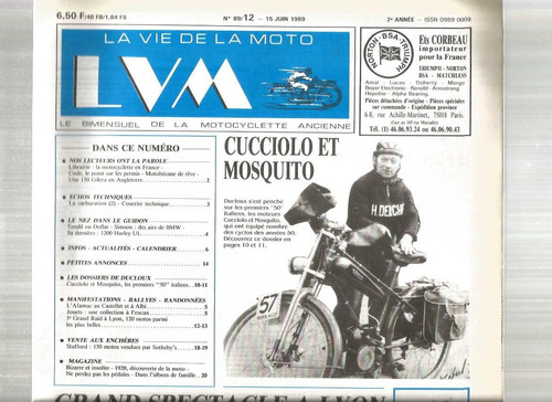 Vie moto 89 12 la - la,