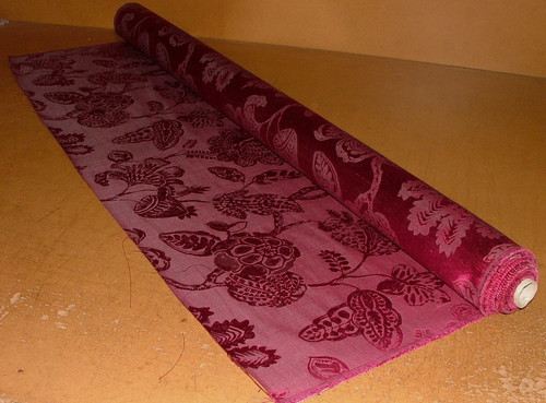 Tissu rideau lin - en, soie