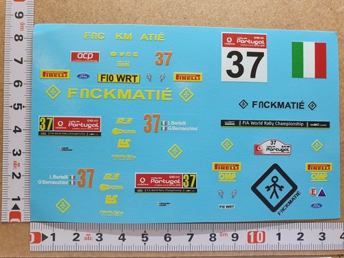 Decals ford fiesta r5 wrc - ford,