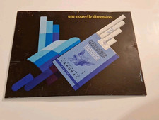 PLAQUE TÔLE ANCIEN PUB GAULOISE CAPORAL CIGARETTE TABAC PLV OBJET BAR no émaillé