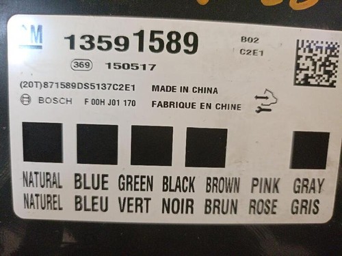 13591589 boîtier check