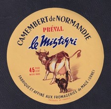 Ancienne étiquette Fromage