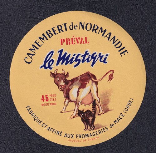 Ancienne étiquette fromage - ancienne,