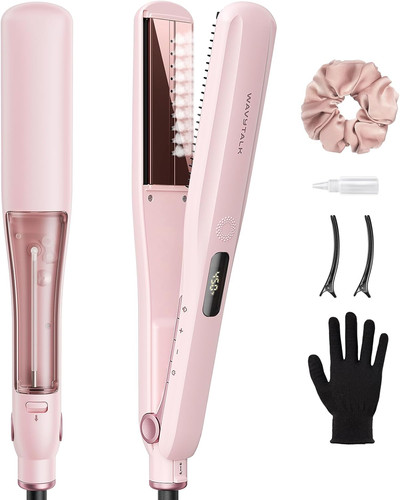 Steam hair straightener - straightener, 1.38''