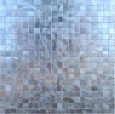 Mosaïque Alu Brossé Gris