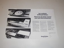 Bang & Olufsen French Ad