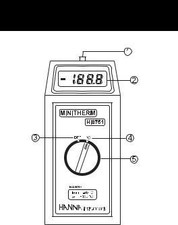Moniteur de température Hanna Instruments Minitherm