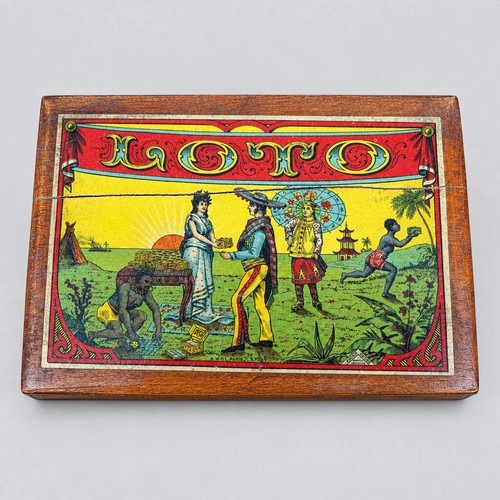 Jeu loto ancien coffret - loto,