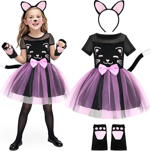 Robe chat fille déguisement - fille,