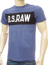 G STAR RAW col rond bleu noir