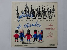 20 cms 8" PLAISIR DE CHANTER CHANTS PATRIOTIQUES Chants des partisans 230 e 829