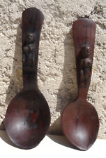 Cuillères Louche en bois Baoulé 31 cm   Côte d'Ivoire Art Africain