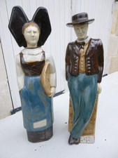 PAIRE DE FLACONS BOUTEILLES EN