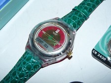 ancienne montre swatch the beep beep up beepup / s'allume / vendu pour pièces