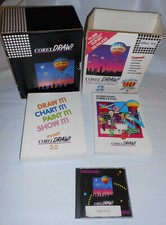 Corel Draw! 3 (CD) - Big Box Windows 3.1 - French and English - Cliparts, Sleeve