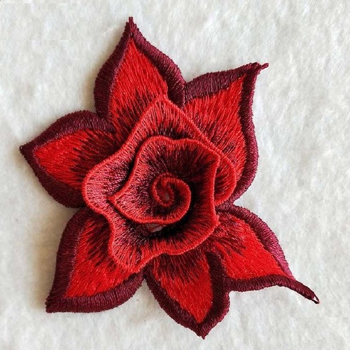 Applique fleur brodée 8 - applique,