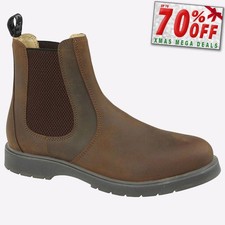 Bottines Chelsea Classiques En Cuir Pour Hommes Grafters Weston Marron