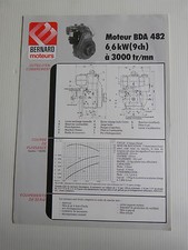 prospectus moteur fixe BERNARD