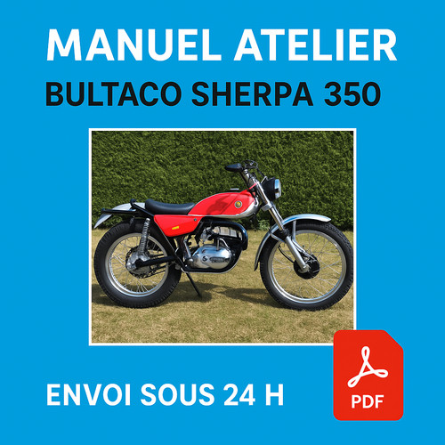 Manuel atelier bultaco sherpa - atelier,