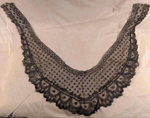 Guipure dentelle noire xixe - noire,
