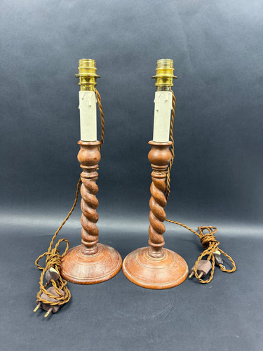 Paire lampes anglaises en - de,