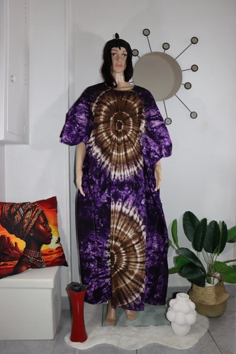 Robe boubou africain - africain, violet