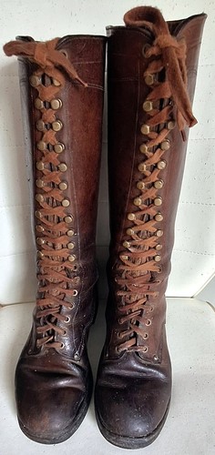Paire botte cuir officier - de,