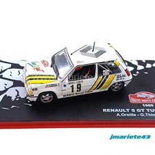 Renault 5 GT Turbo #19 A. Oreille - G. Thimonier MonteCarlo 1989 1:43