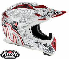 CASQUE AIROH AVIATOR VENOM WHITE..Motocross / Enduro / Supermotard MX/SX N6C