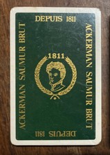 jeu de cartes à Jouer 32 Cartes ancien Publicitaire Neuf Vin Ackerman Saumur