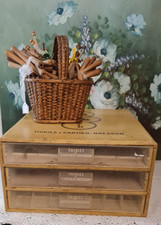 ANCIEN MEUBLE MERCERIE  TIROIRS A COUTURE THIRIEZ CARTIER BRESSON